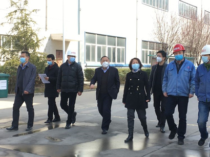 【陜重有限】市國資委巡視員許一雙一行檢查、指導陜重公司疫情防控工作